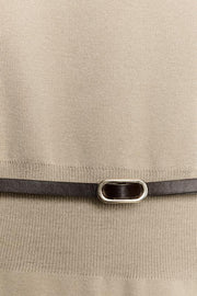 Pull en maille avec ceinture