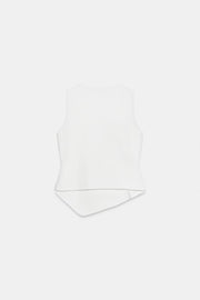 Top en maille à fermeture asymétrique