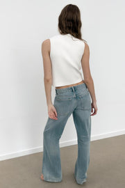 Top façon gilet à boutons