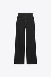 Jean TRF à jambe large taille haute