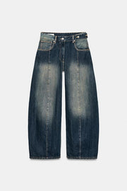 Jean TRF oversize taille mi-haute