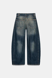 Jean TRF oversize taille mi-haute