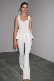 Pantalon coupe évasée extensible