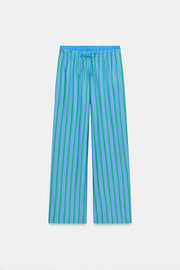 Pantalon palazzo à rayures