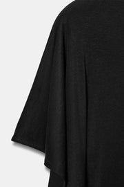 Top asymétrique drapé