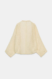 Veste ouverte en maille