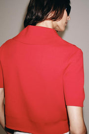 Veste en maille à fermeture zippée