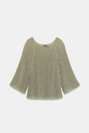 Pull ajouré en maille