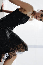Robe longue à franges ZW Collection Édition limitée