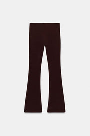 Pantalon coupe évasée extensible à clous