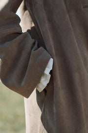 Manteau 100 % cuir suédé Édition limitée