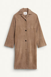 Manteau 100 % cuir suédé Édition limitée