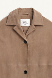 Manteau 100 % cuir suédé Édition limitée