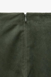 Jupe minimaliste en cuir suédé Édition limitée
