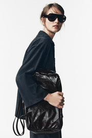 Chemise à poche en cuir suédé Édition limitée