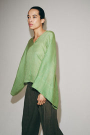 Chemise en ramie à rayures ZW Collection