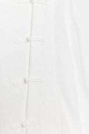 Chemise à brandebourgs 100 % lin ZW Collection