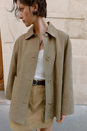 Veste à poches plastron