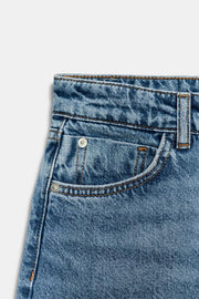 Bermuda Z1975 en denim taille mi-haute