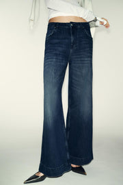 Jean Z1975 coupe ample à jambe large taille haute