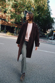 Jean Z1975 coupe droite, taille haute à ceinture croisée