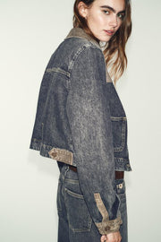 Blouson Z1975 contrasté en denim