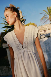 Robe contrastée en maille