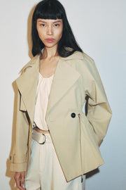 Trench court taille réglable