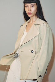 Trench court taille réglable