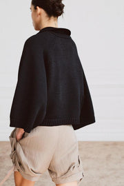 Pull en maille à col V