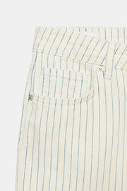 Jean TRF droit à rayures taille basse