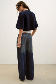 Veste courte en maille