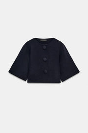 Veste courte en maille