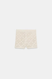 Short en maille pointelle