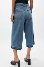 Bermuda en denim à jambe large ZW Collection