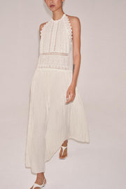 Robe midi en dentelle ZW Collection