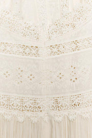 Robe midi en dentelle ZW Collection