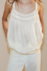 Top satiné en dentelle ZW Collection