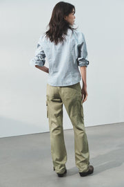 Pantalon droit cargo