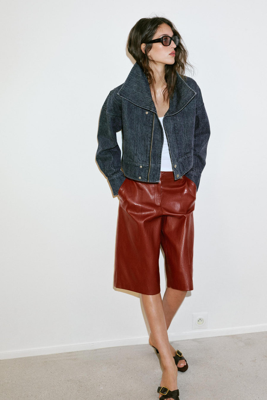 Blouson Z1975 court en denim