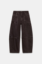 Jean cargo Z1975 coupe barrel, taille mi-haute