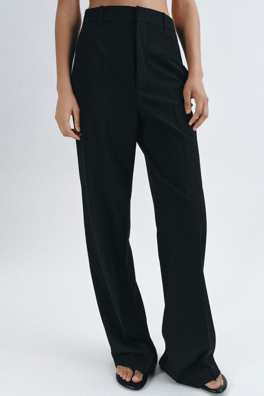 Pantalon à jambe large taille haute ZW Collection