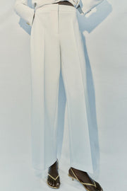 Pantalon droit taille haute