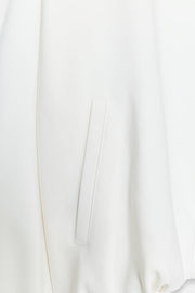 Veste bomber à col montant