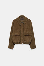 Blouson bomber 100 % cuir