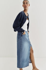 Jupe Z1975 croisée en denim
