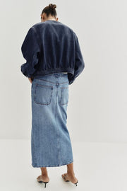 Jupe Z1975 croisée en denim