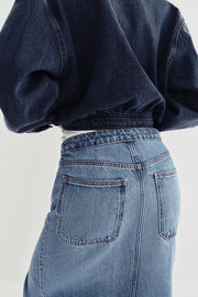 Jupe Z1975 croisée en denim