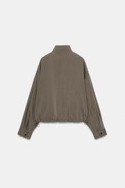 Blouson bomber à col montant