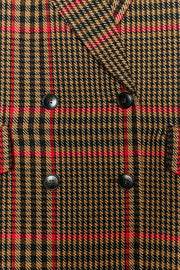 Manteau oversize à carreaux